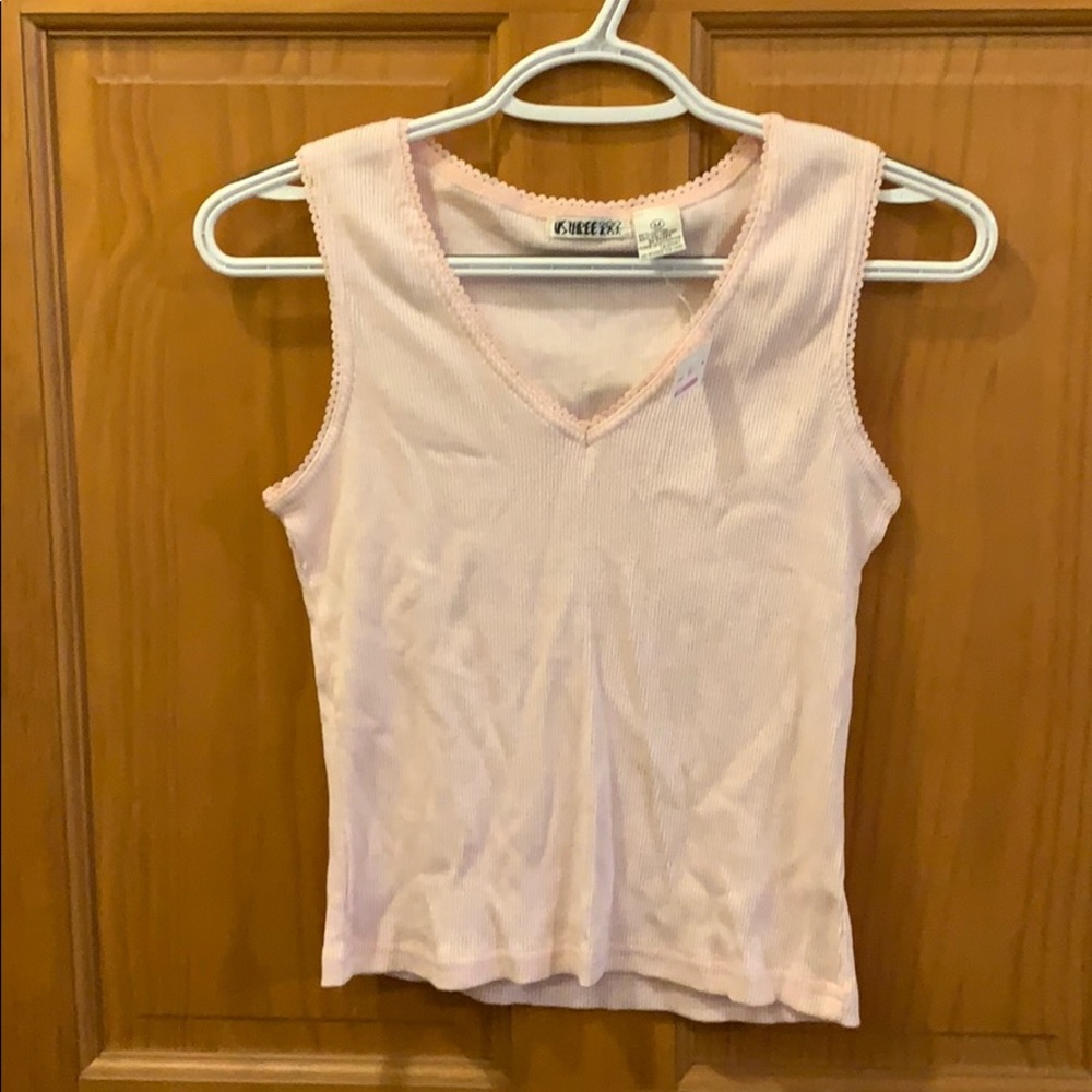 US Three Womans Tank Top Size M Pink